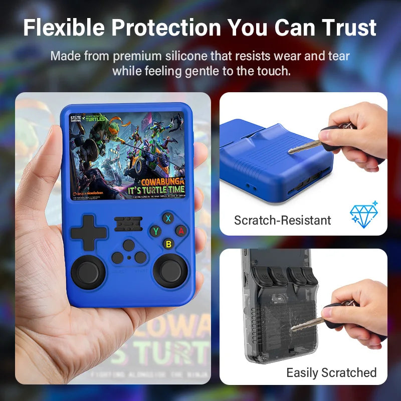 Color Silicone Case For Super retro pocket Handheld